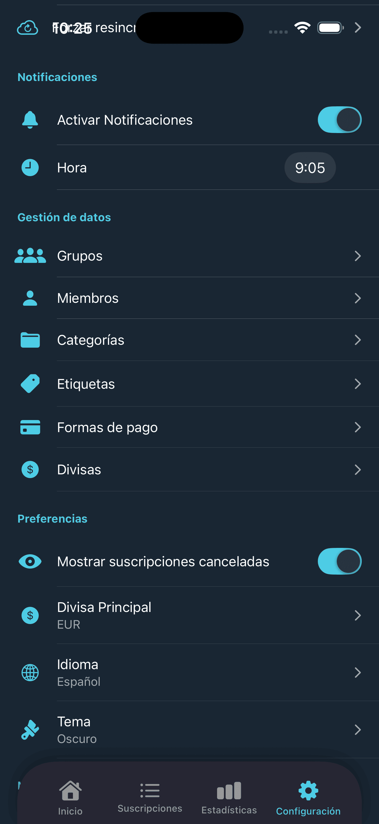 Notificaciones inteligentes